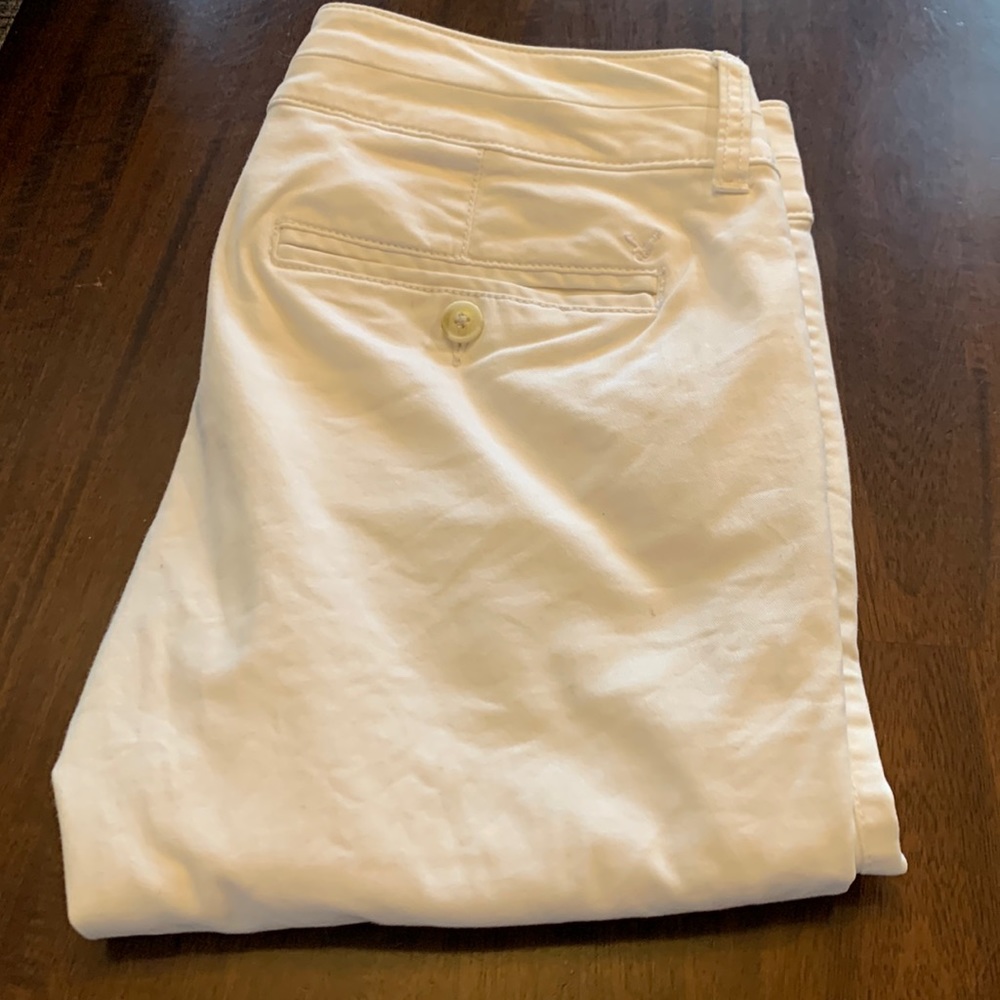 White Stretchy Skinny Pants